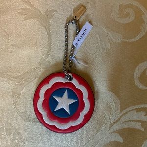 Coach X Marvel Captain America Shield Hangtag